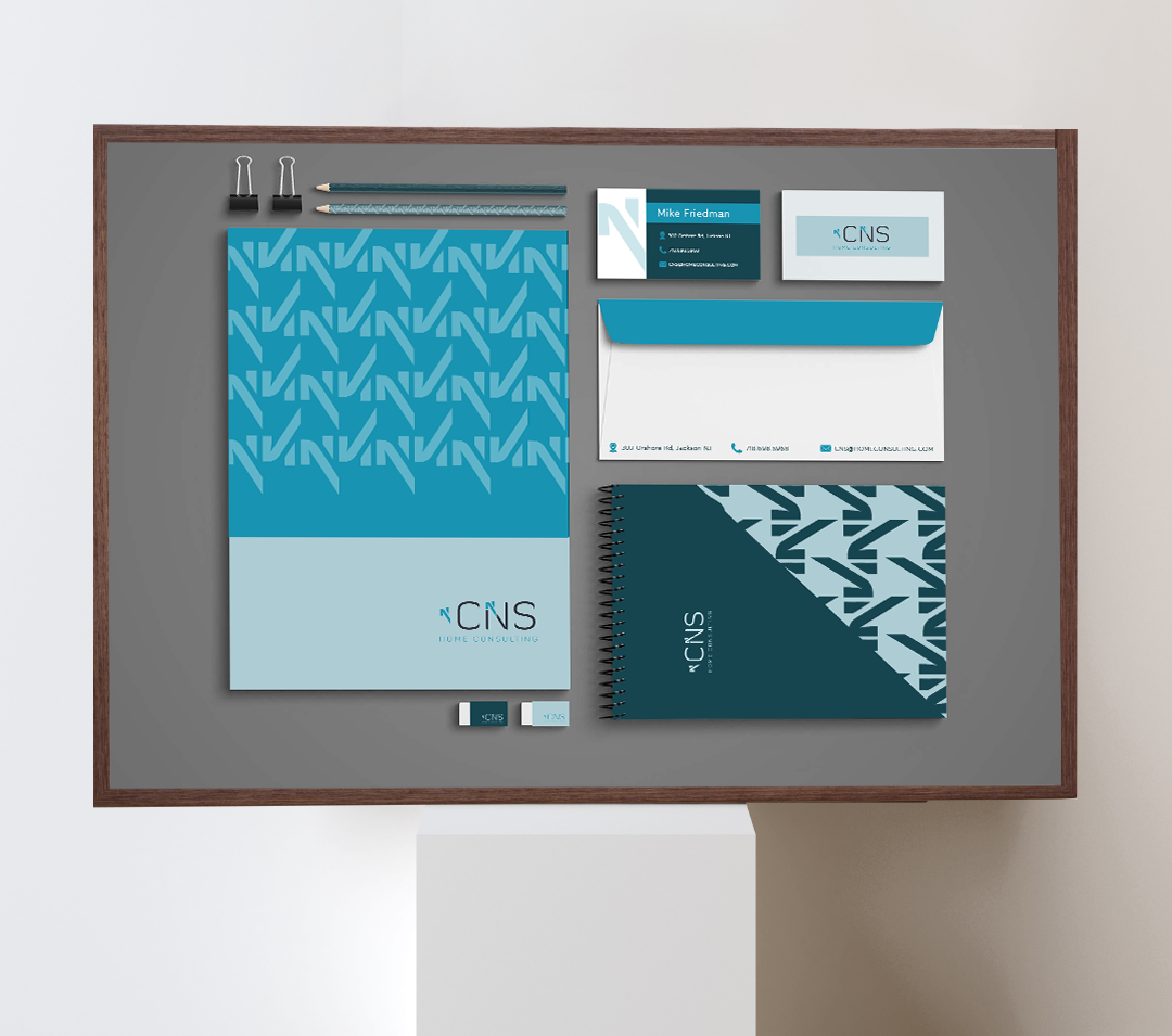 CUSTOM LETTERHEAD, ENVELOPE, & NOTEBOOK DESIGN
