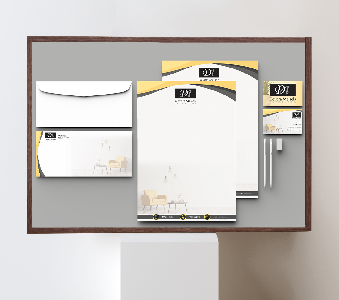 CUSTOM LETTERHEAD, ENVELOPE, & NOTEBOOK DESIGN